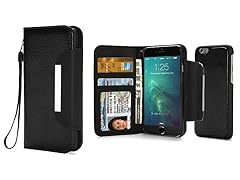 Urge Basics Wallet iPhone 6+ Case, Black
