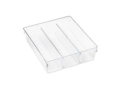 Whitmor Clear 3-SECTION DRAWER ORGANIZER