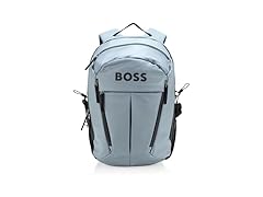 BOSS, Stormy Bold Logo Backpack, Ice Grey