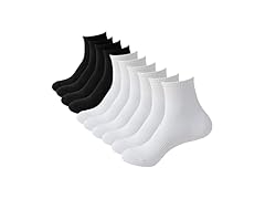 KOXSOCKN WoWhite Ankle Socks for Woman