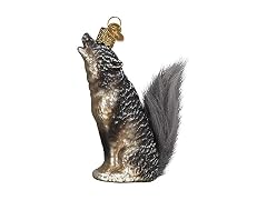Old World Christmas Vintage Howling Wolf Glass
