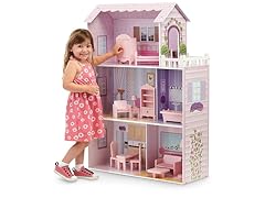 Fancy Mansion Wooden Doll House