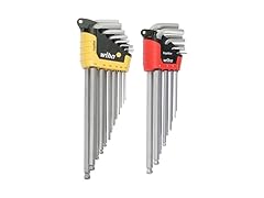 Wiha 66982 Ball End Hex L-Key Set 22pc Inch & Metric
