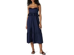 Amazon Essentials Women's Sateen Tiered Maxi Dress