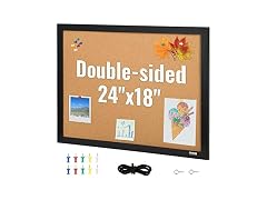 VEVOR Cork Board, 24 x 18 inch
