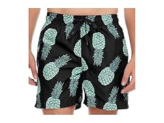 Kanu Men's Black Swim Trunk (2X)