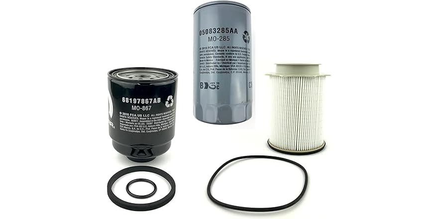 Dodge Ram 6 7l Cummins Diesel Filter Set Mopar Oem