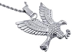 Stainless Steel Eagle Necklace