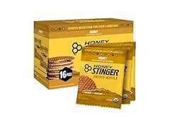 16PK Honey Stinger Organic Honey Waffle