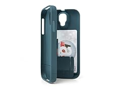 Galaxy S4 Case with Hinged Back- Peacock