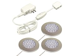 Round 3-Light LED Under Cabinet Kit