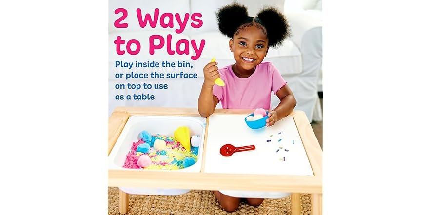 Creativity for Kids Deluxe Sensory Table: Ice Cream Shop (Open Box)