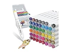Alcohol Markers, 48 Colors Dual Tip Art