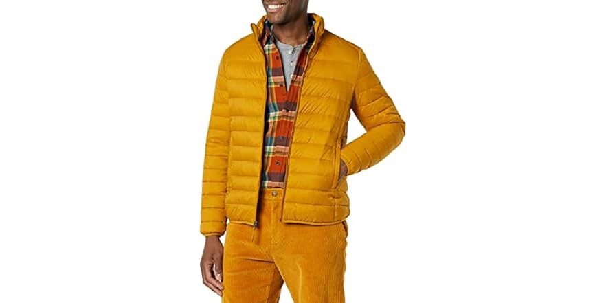 $14.99 | Amazon Essentials Men Water-Resistant Puffer at Woot!