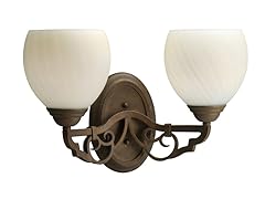 2-Light Meeting Street Bath Bracket, Roasted Java