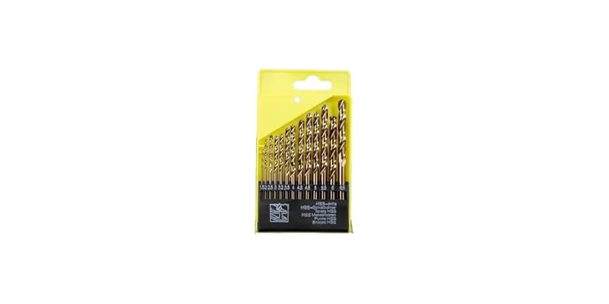 BUUV 13PCS Cobalt Blend Drill Bit Set