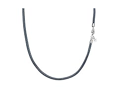 JEVINDA Leather Necklace 20''
