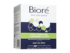 Biore Daily Recharging Cleansing Cloths Refill, 60 ct