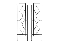 Sunnydaze 2-Piece Chic Diamonds Garden Trellis