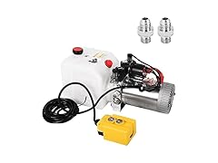 LFGUD 12V Hydraulic Power Unit 3200 PSI, Doubl