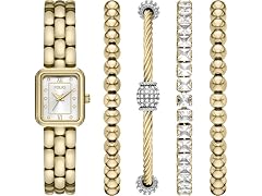 Folio Women's Ladies' Three-Hand Gold-Tone Watch
