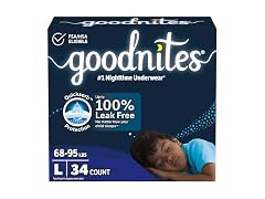 Goodnites Boys L Underwear, 34ct