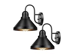 Brightever Gooseneck Outdoor Light Fixtures, 2-Pack
