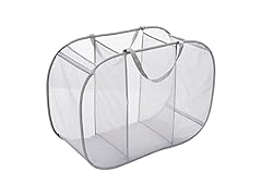 Whitmor Gray Pop & Fold Laundry Sorter