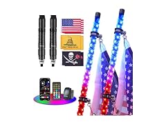 Tavaray 2PCS 6FT Whip Lights with