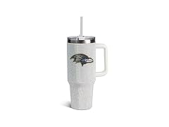 RAVENS White Bling Tumbler (40oz)