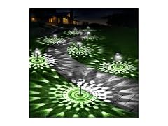 AUVERI LIFE Outdoor Bright Solar Pathway Lights