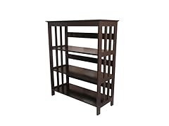 36 inch 3-Tier Mission Style Bookcase