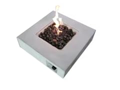 Tunearary 30" Square Concrete Gas Fire Pit Table