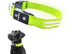 Tractive LED Light Up Dog Collar USB Rechargeable