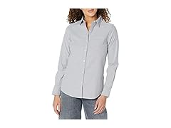 Amazon Essentials Women Small Long Shirt Grey