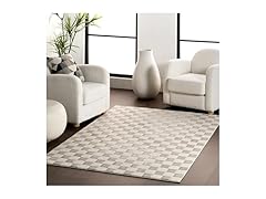 Nuloom Alaiya Cream/Silver, 5' x 8' Rug