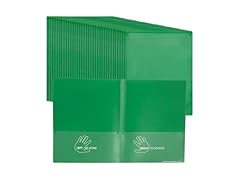 ECR4Kids 2-Pocket Parent-Teacher Classroom Communication Folder Green