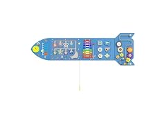 Spacocld Rocket Activity Wall Busy Board