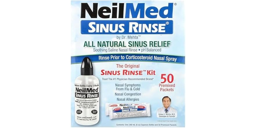 A Complete Sinus Nasal Rinse Kit, 50 ct