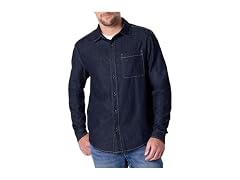 Amazon Essentials Men's Button-Down Denim Shirt