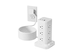 TAGZILO Power Strip Tower 12-Outlet 15ft
