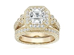 Amazon Essentials Women Yellow 23K Gold Ring