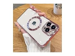 aowner Magnetic Clear Case for iPhone 11