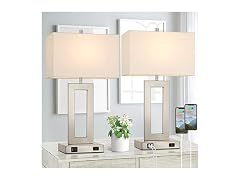 22'' Tall Table Lamps for Bedroom Set of 2