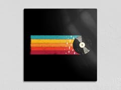 "Retro Tunes" Metal Poster