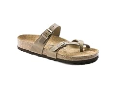 Birkenstock Unisex Mayari Oiled Leather Tobacco Brown