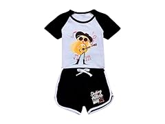 2 PC Girls Princess T-Shirt & Shorts