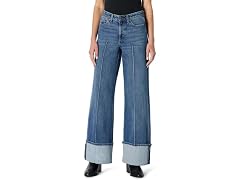 Amazon Essentials Women's Wide Leg Cuffed Jean