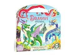 eeBoo Dragon Stickers, 180 Stickers