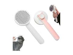 Cat Grooming Brush, Pet Brush with Release Button